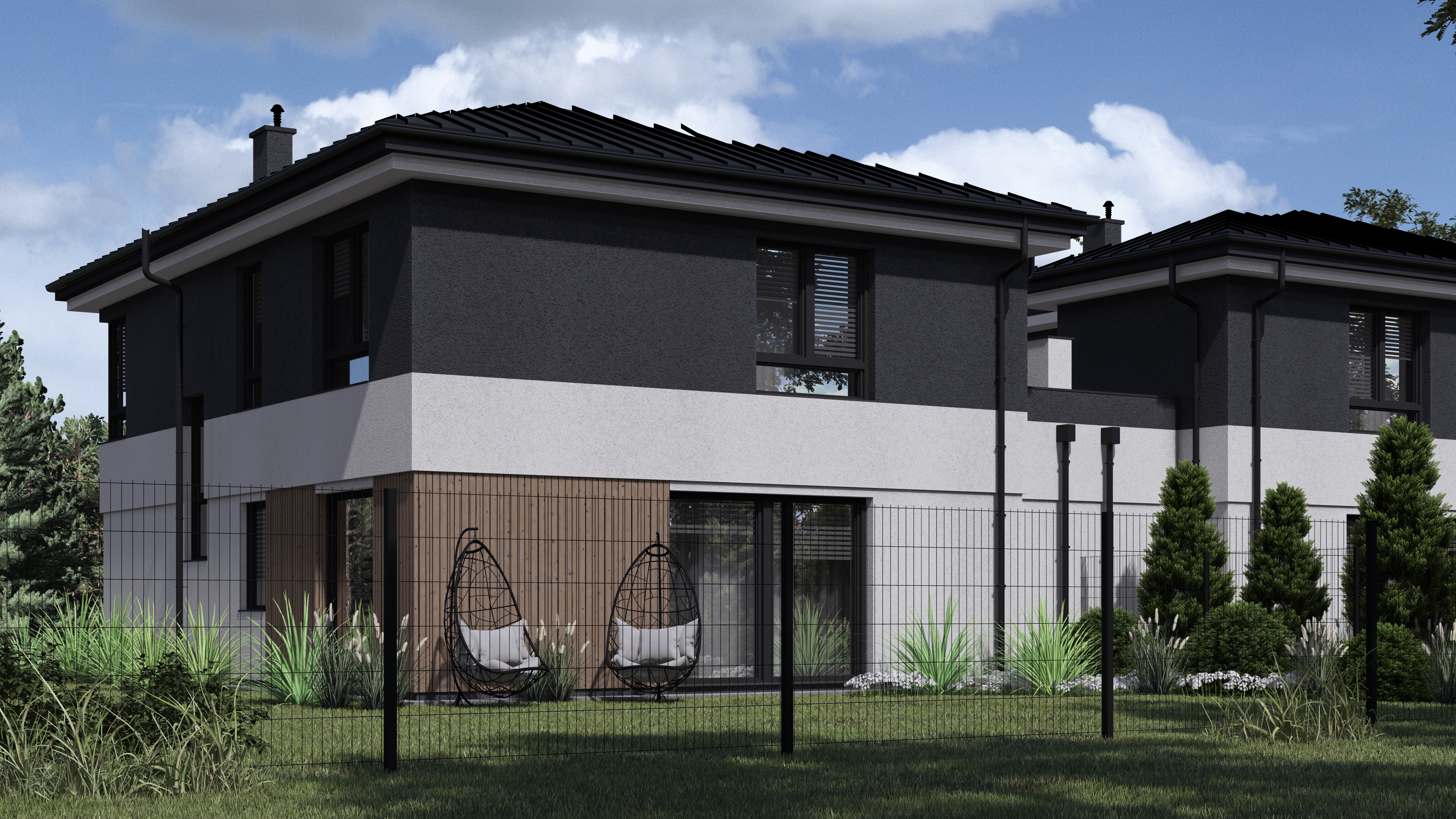 Wizualizacja zewnętrzna inwestycji JLG Development